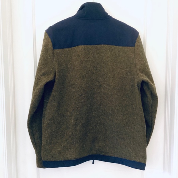 Goodfellow Co Mens Forest Green Navy Blue Zip-Up Warm Fleece Jacket Size M - Picture 10 of 11